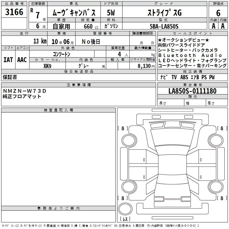 Daihatsu Move Canbus LA850S 2025